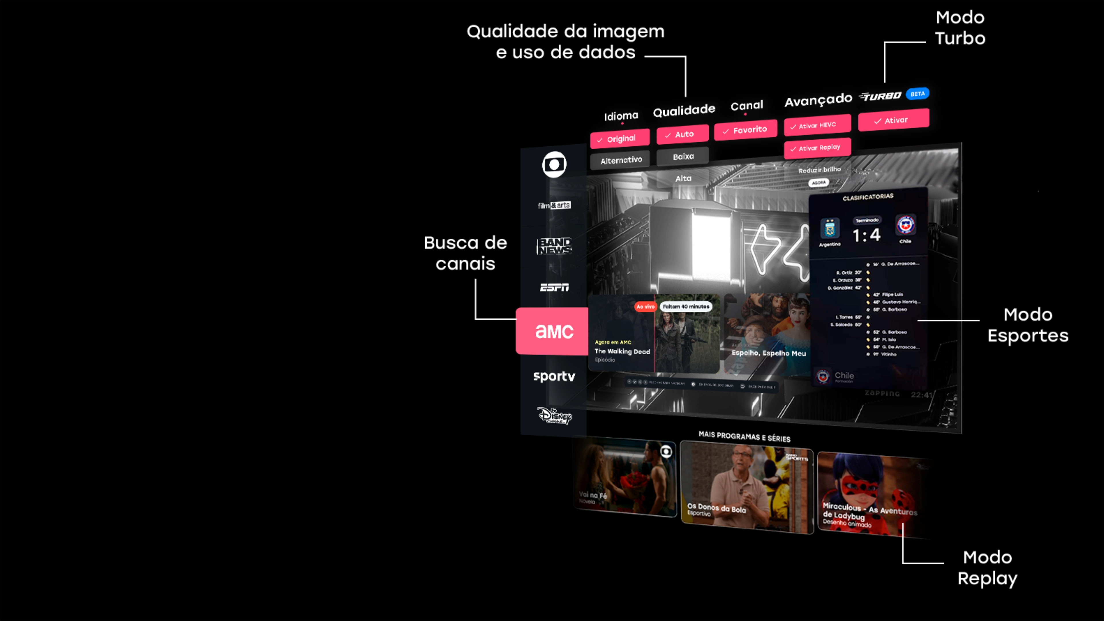 Até 5 dispositivos